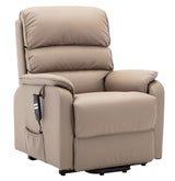 Valencia Dual Motor Riser Recliner Mobility Lift Chair in Pebble Plush