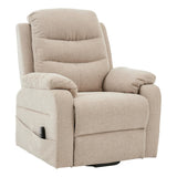 Brampton Riser Recliner Mobility Chair in Lisbon Wheat Fabric