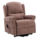 Winchester Dual Motor Riser Recliner Mobility Chair in Mink Brushstroke Fabric Morris Living