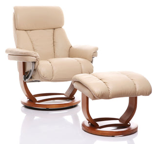 Genuine Leather Swivel Recliners