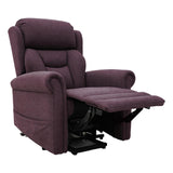 Nevis Standard – Dual Motor Riser Recliner Mobility Chair in Rose Fabric - thumbnail 3