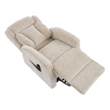 The Aspen Quad Motor Riser Recliner Mobility Lifting Chair in Natural Fabric - thumbnail 5