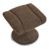 Sahara Swivel Recliner and Footstool in Espresso Fabric - thumbnail 6