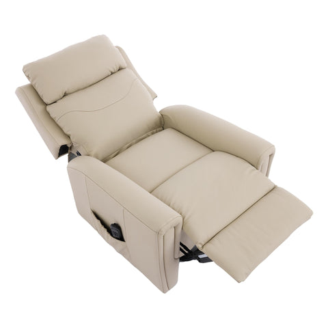 The Brooklyn Dual Motor Riser Recliner in Premium Stone Leather - image 4