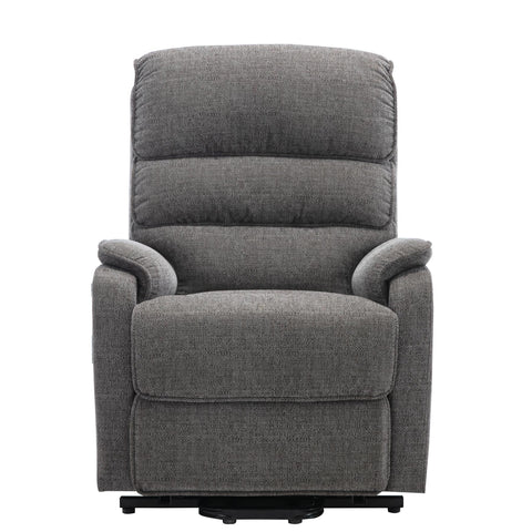 Henley Riser Recliner Chair Dual Motor Heat & Massage Grey Fabric - Refurbished - image 6