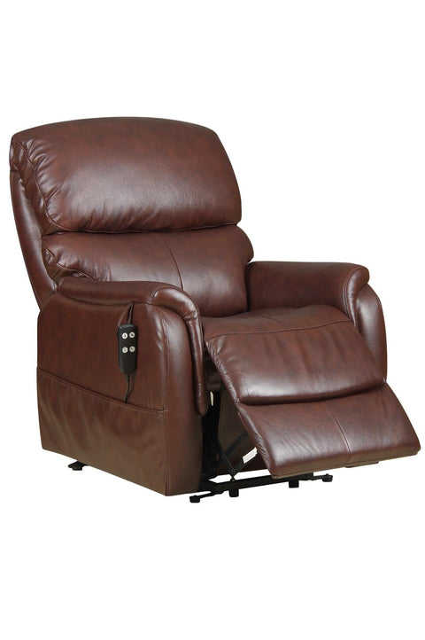 Montreal - Dual Motor Riser Recliner Electric Mobility Lifting Chair in Chestnut - Clearance - image 5