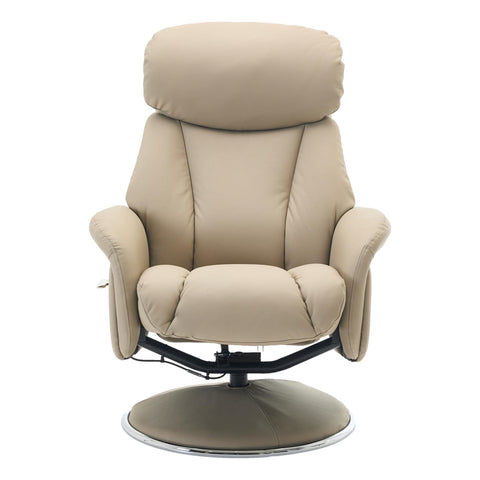 Sahara Swivel Recliner in Pebble Leather - image 8