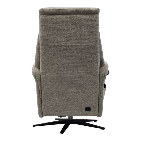 Boston Swivel Riser Recliner Chair in Natural Fabric - image 9