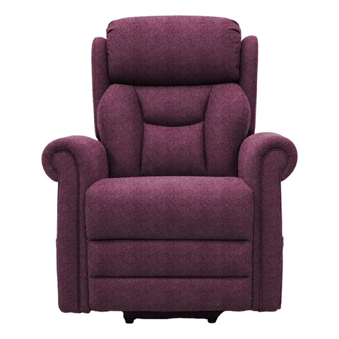 Nevis Standard – Quad Motor Riser Recliner Mobility Chair in Rose Fabric – Heat & Massage - image 2