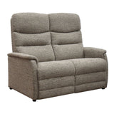 Layla 2 Seater Sofa in Mocha Fabric