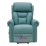 Nevis Healthcare – Triple Motor Riser Recliner Mobility Chair in Jade 4-Way Stretch Faux Leather - thumbnail 2