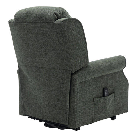 The Darwin - Dual Motor Riser Recliner Mobility Arm Chair in Fern Fabric - Refurbished - image 9
