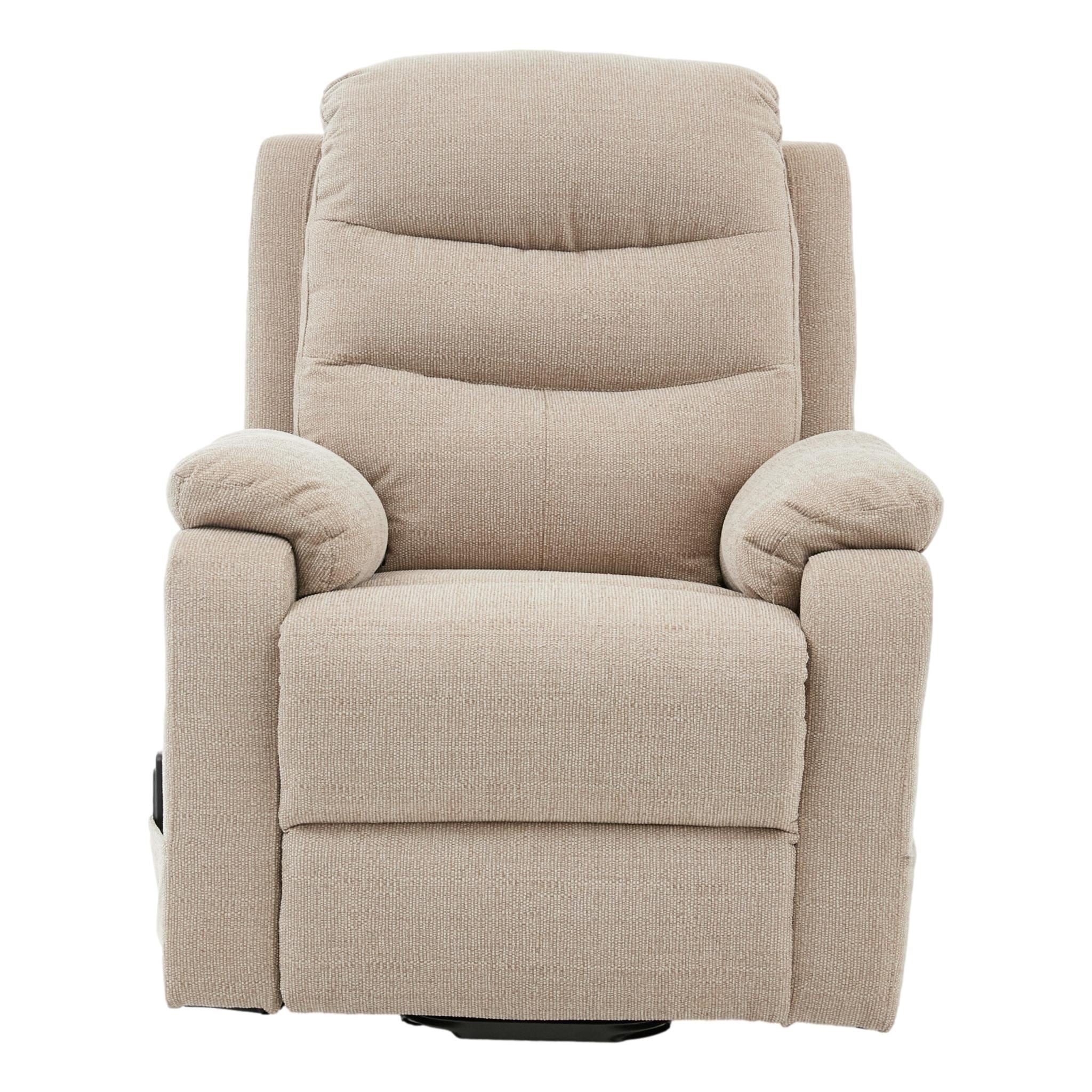 Brampton Riser Recliner Mobility Chair in Lisbon Wheat Fabric