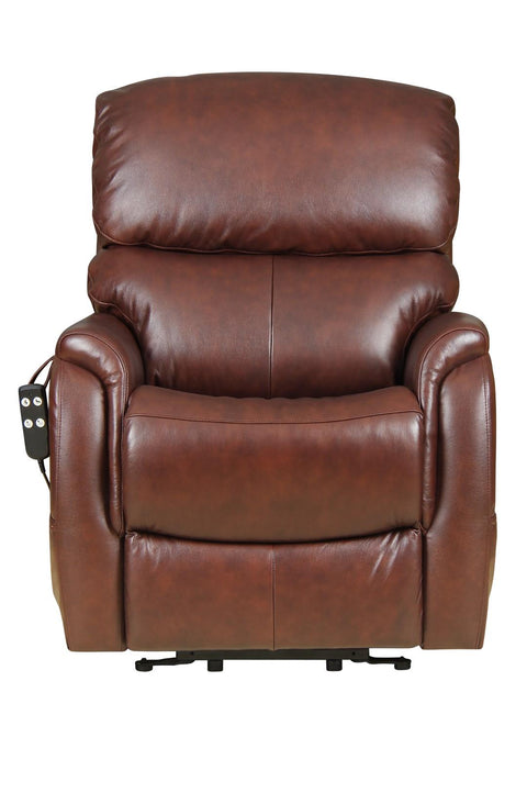 Montreal - Dual Motor Riser Recliner Electric Mobility Lifting Chair in Chestnut - Clearance - image 3
