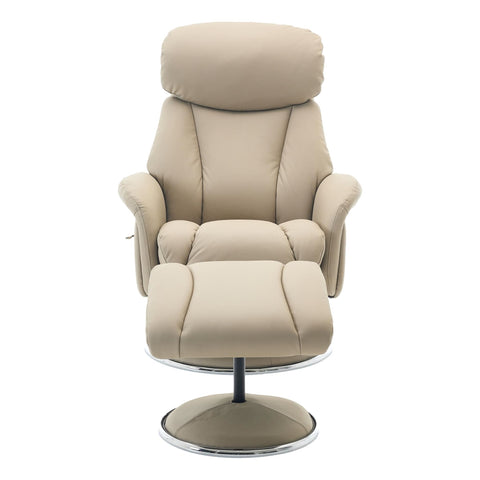 Sahara Swivel Recliner in Pebble Leather - image 9