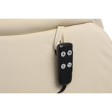 Montreal Dual Motor Riser Recliner Mobility Chair in Cream Leather - Refurbished - thumbnail 8