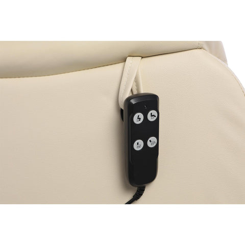 Montreal Dual Motor Riser Recliner Mobility Chair in Cream Leather - Refurbished - image 8