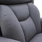 Nevis Standard – Dual Motor Riser Recliner Mobility Chair in Grey Fabric - thumbnail 9