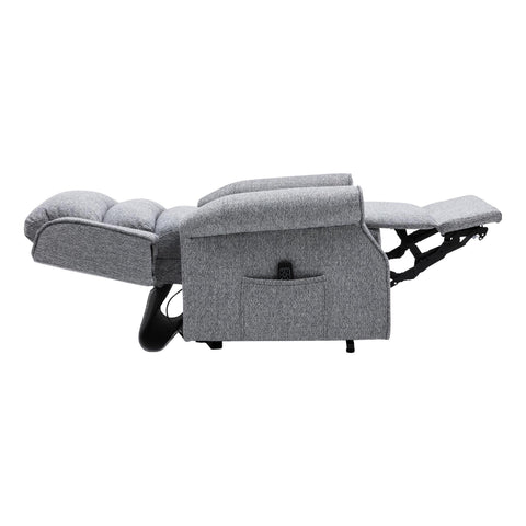 The Andover Dual Motor Riser Recliner Mobility Lift Chair in Stylish Grey Fabric - image 9