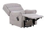 Lincoln Riser Recliner Mobility Lift Chair In Soft Wheat Fabric - Minor Damage - Refurbished