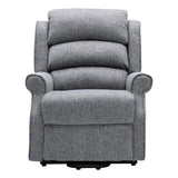 The Andover Dual Motor Riser Recliner Mobility Lift Chair in Stylish Grey Fabric - thumbnail 2