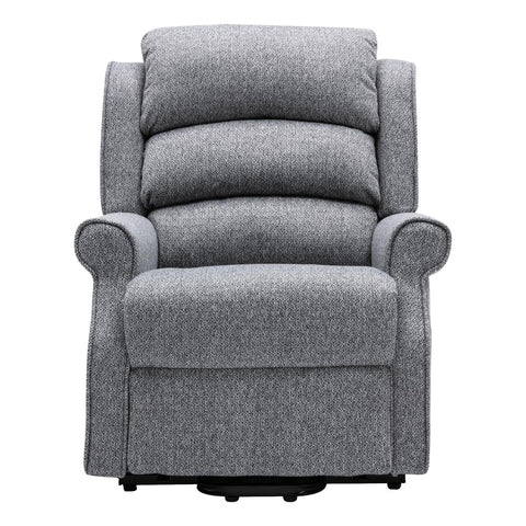 The Andover Dual Motor Riser Recliner Mobility Lift Chair in Stylish Grey Fabric - image 2