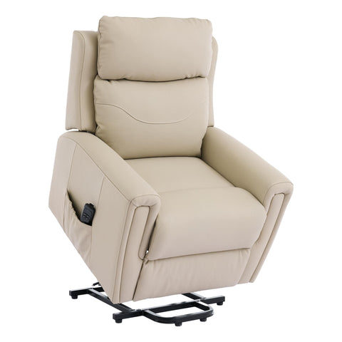 The Brooklyn Dual Motor Riser Recliner in Premium Stone Leather - image 5
