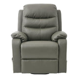 Brampton Riser Recliner Mobility Chair in Cinder Grey Plush Faux Leather - thumbnail 2