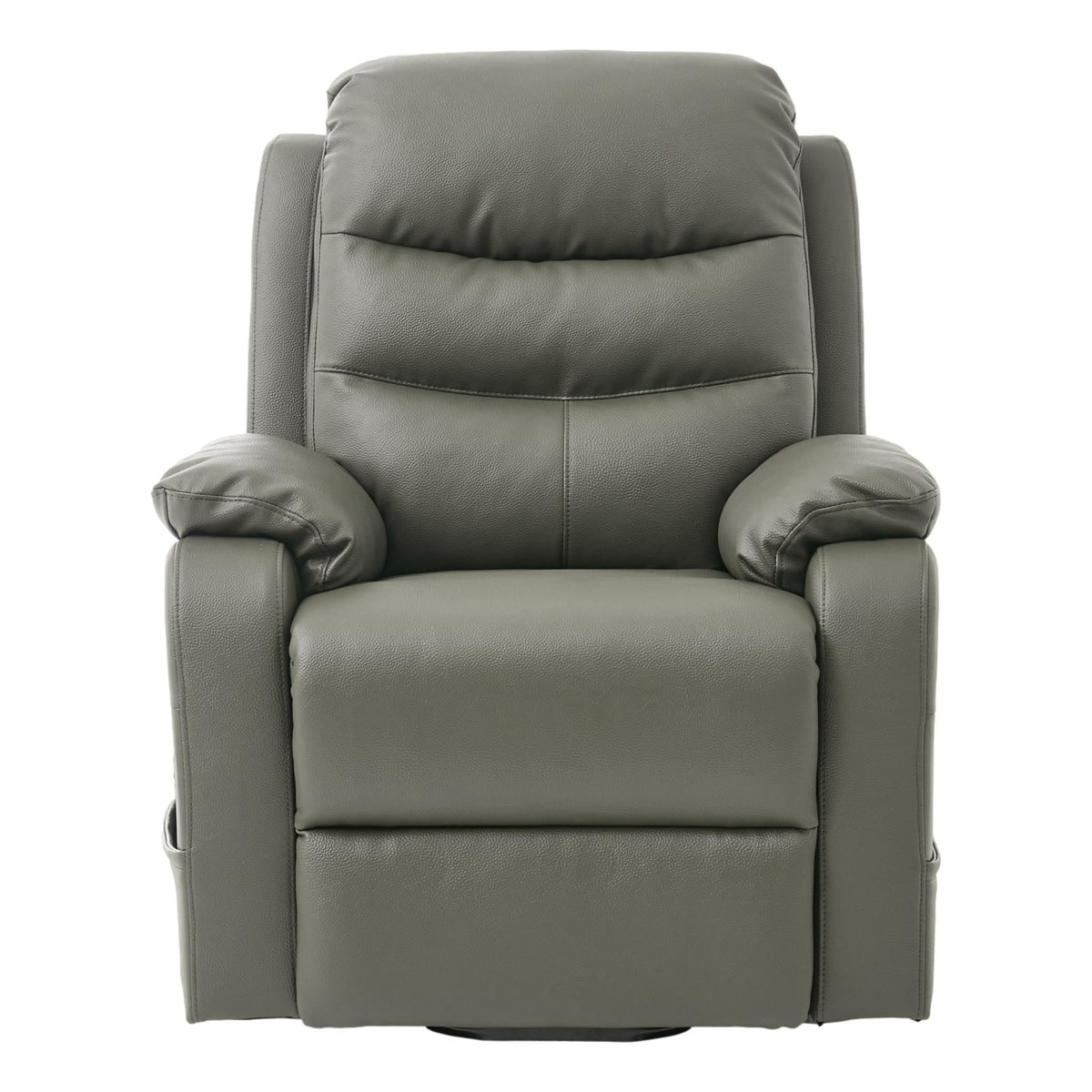 Brampton Riser Recliner Mobility Chair in Cinder Grey Plush Faux Leather - alternate product image