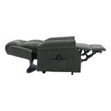 The Darwin - Dual Motor Riser Recliner Mobility Arm Chair in Fern Fabric - Refurbished - thumbnail 5