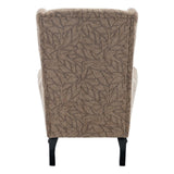 Nelson Fireside Chair in Cocoa Fabric - 18.5" Height - Orthopedic Chair - Refurbished - thumbnail 5