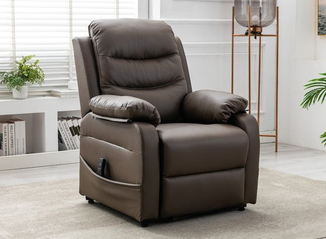 Faux Leather Riser Recliner Chairs