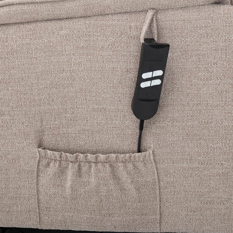 Henley Riser Recliner Dual Motor, Heat & Massage in Lisbon Wheat - Refurbished - image 5