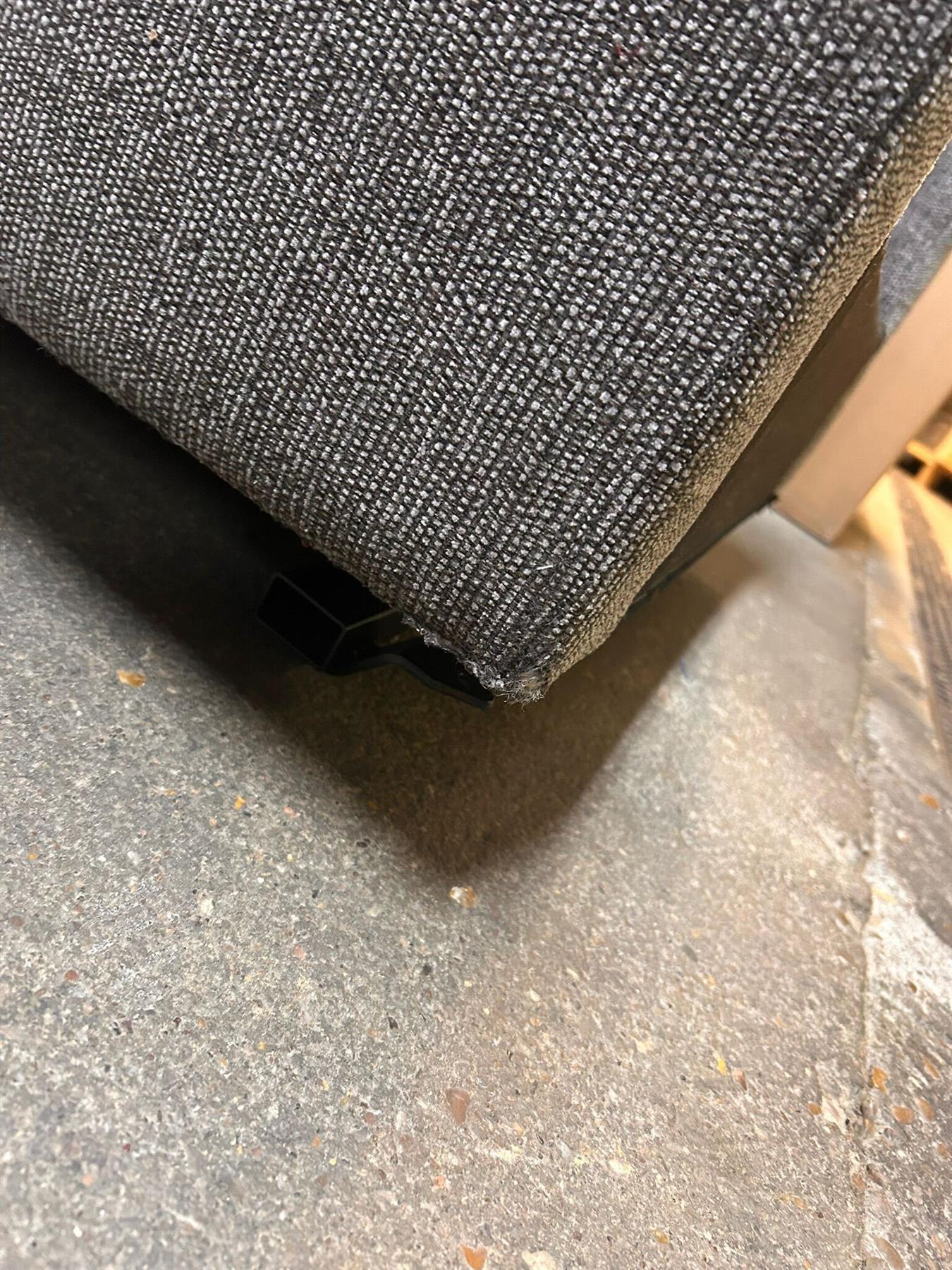 The Perth - Dual Motor Riser Recliner Mobility Chair in Lisbon Grey Fabric - Clearance - Minor Damage