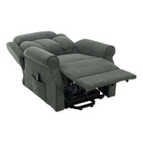 The Darwin - Dual Motor Riser Recliner Mobility Arm Chair in Fern Fabric - Refurbished - thumbnail 4