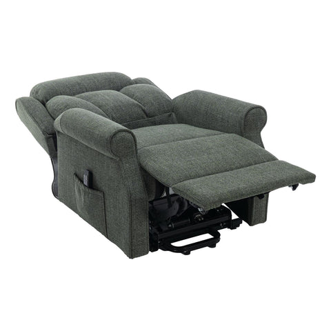 The Darwin - Dual Motor Riser Recliner Mobility Arm Chair in Fern Fabric - Refurbished - image 4