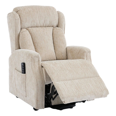 The Aspen Quad Motor Riser Recliner Mobility Lifting Chair in Natural Fabric - image 4