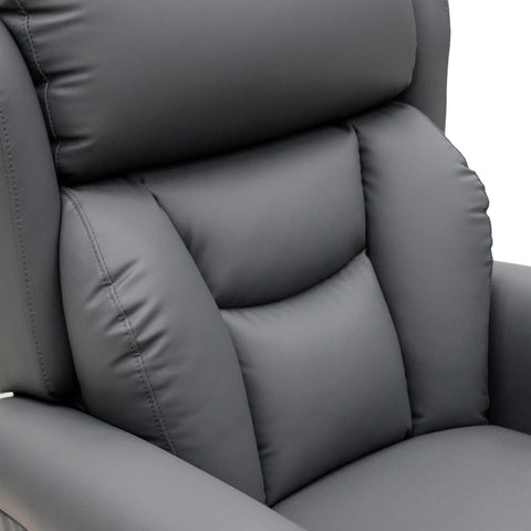 Nevis Healthcare – Triple Motor Riser Recliner Mobility Chair in Slate 4-Way Stretch Faux Leather - image 10
