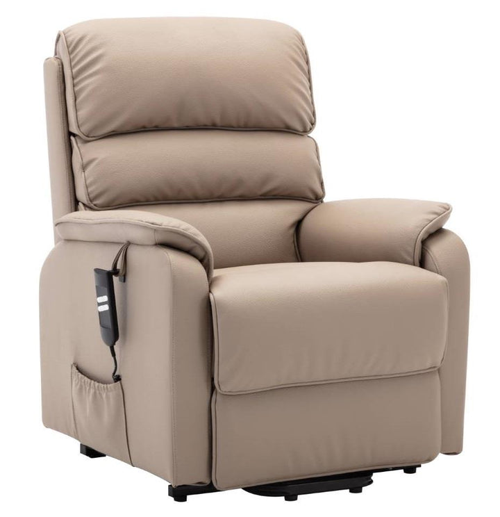 Valencia Dual Motor Riser Recliner Mobility Lift Chair in Pebble Plush - image 1