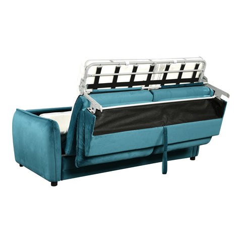 Titan 2 Seater Sofa Bed in Ocean Blue Fabric - image 6