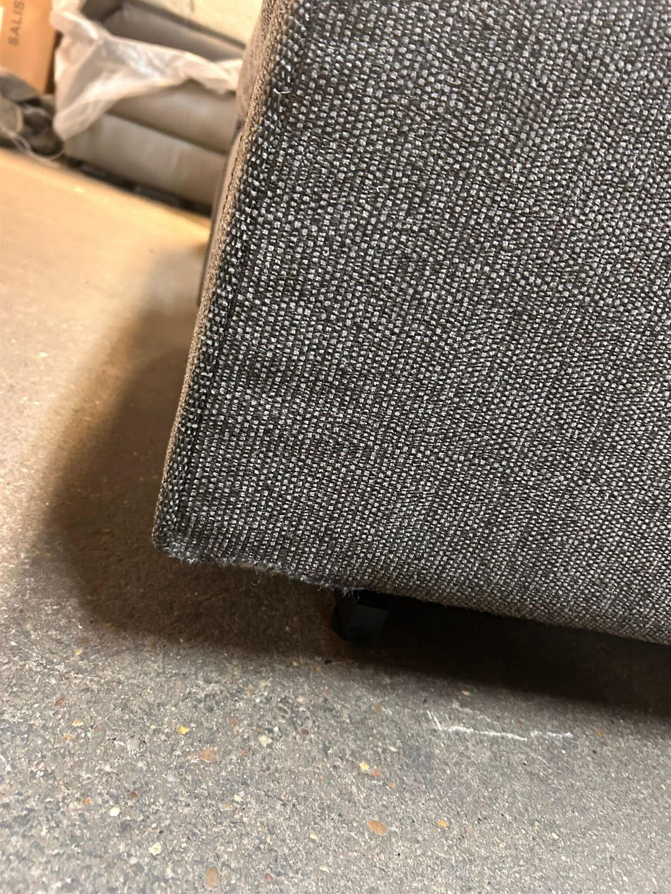 The Perth - Dual Motor Riser Recliner Mobility Chair in Lisbon Grey Fabric - Clearance - Minor Damage