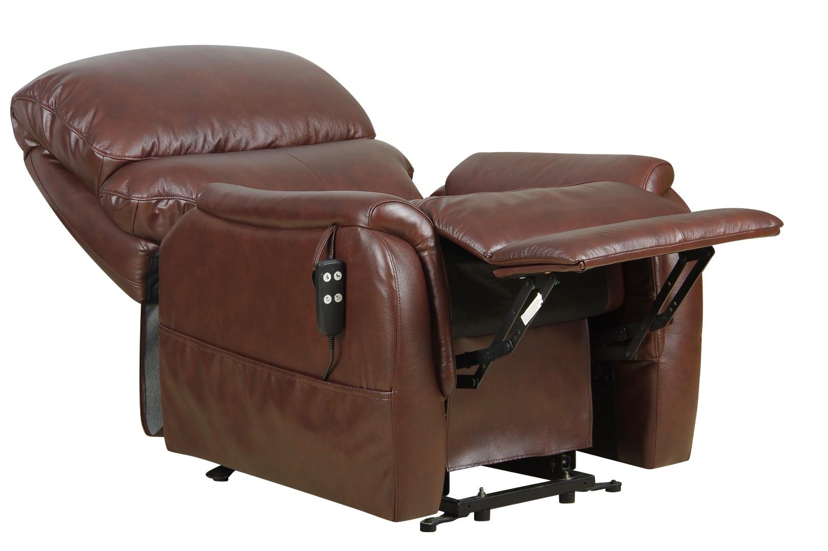 Montreal - Dual Motor Riser Recliner Electric Mobility Lifting Chair in Chestnut - Clearance - alternate product image