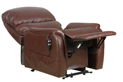 Montreal - Dual Motor Riser Recliner Electric Mobility Lifting Chair in Chestnut - Clearance - image 2