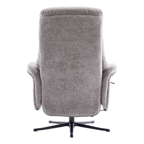 The Nevada Swivel Recliner Chair & Matching Footstool in Cloud Fabric - image 8