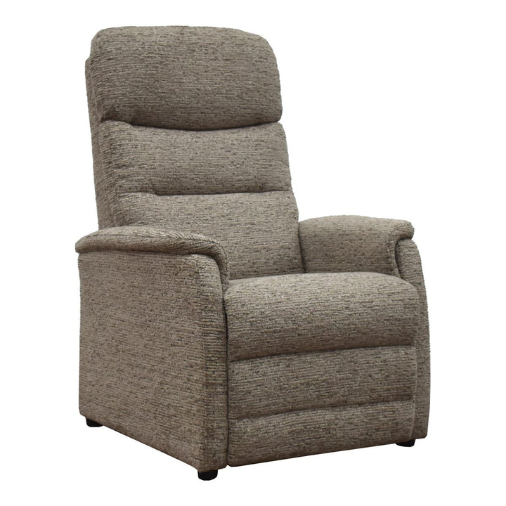 Layla Static Armchair in Mocha Fabric - image 1