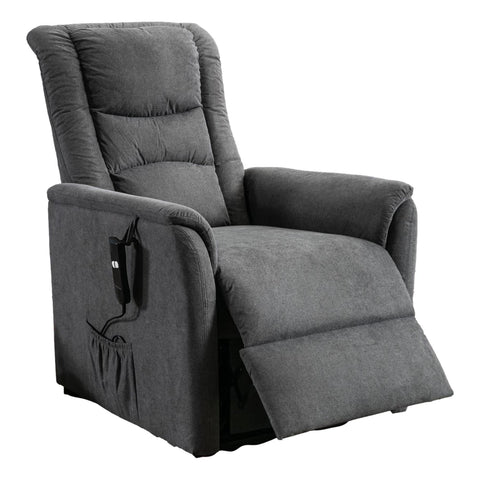 The Bradwell - Single Motor Riser Recliner Chair in Grey Fabric - image 2