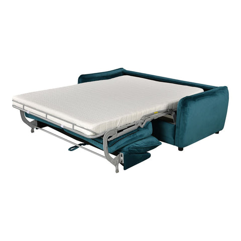 Titan 2 Seater Sofa Bed in Ocean Blue Fabric - image 7