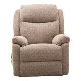 Morris Living Oxford Riser Recliner/Lift & Tilt Chair in Soft Light Beige Fabric