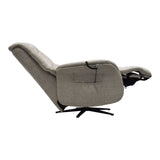 Boston Swivel Riser Recliner Chair in Natural Fabric - thumbnail 6