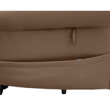 Nevis Healthcare – Triple Motor Riser Recliner Mobility Chair in Chestnut 4-Way Stretch Faux Leather - thumbnail 10